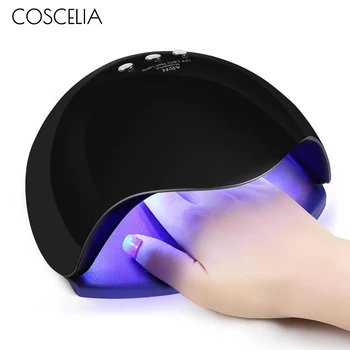 

COSCELIA 48W Gel Nail Dryer Machine For Manicure Nail Drying Art Tools UV /LED Double Light Source Lamp For Nails