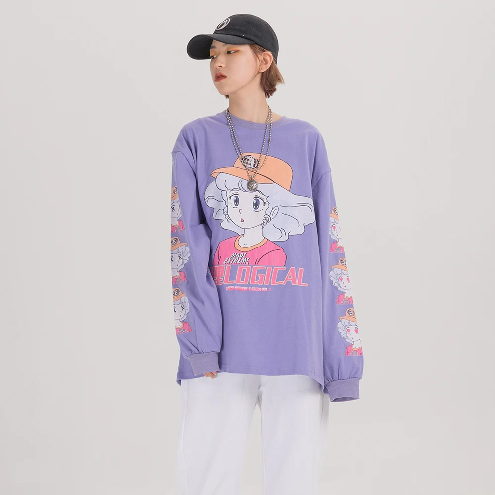 NIHONKIDS - Harajuku Anime Girl Long Sleeve Tee
