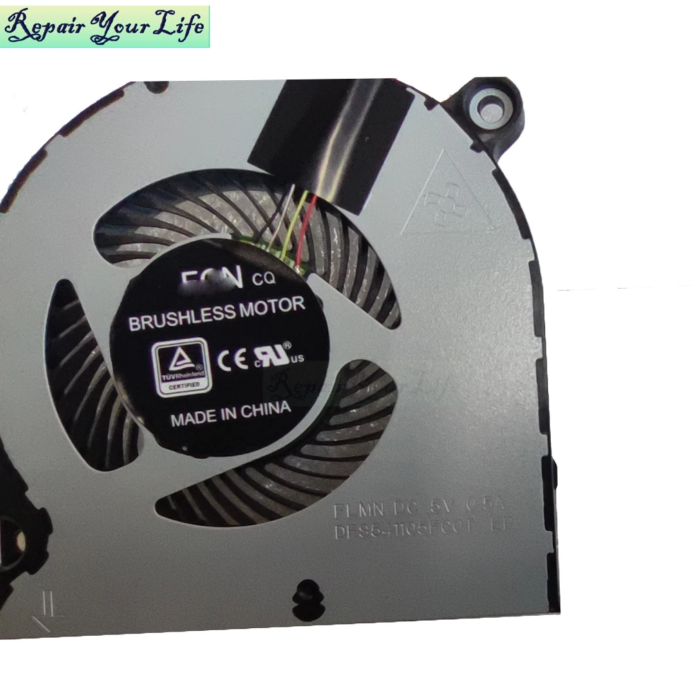 Ventilador do Radiador para Acer Aspire Ventiladores de Refrigeração Cpu Cooler A315 22 34 A31541 42 A31553 A315-55 55g A515-43 44 A515 52 A515-54g Novo - Imagem 2