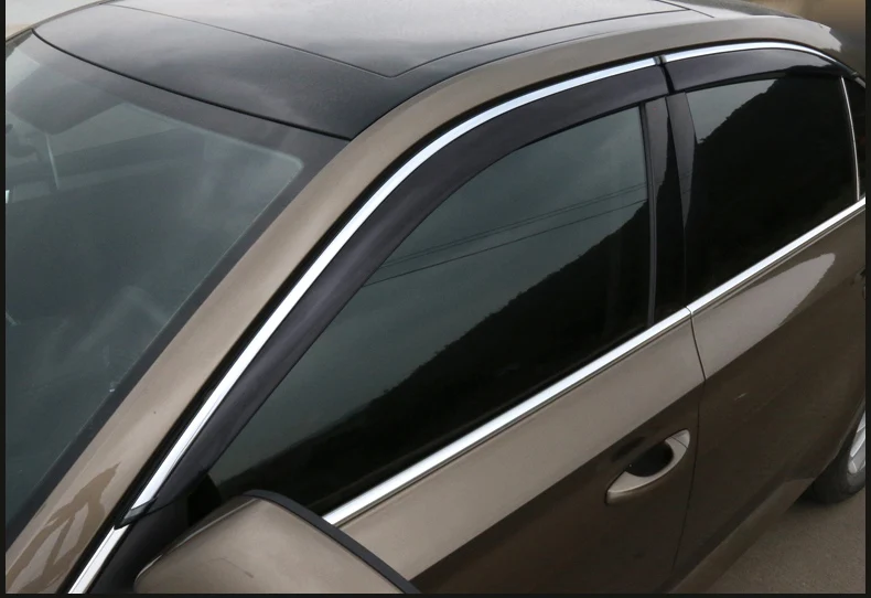 Lsrtw2017 акриловые окна автомобиля дождь щит планки для Skoda Superb