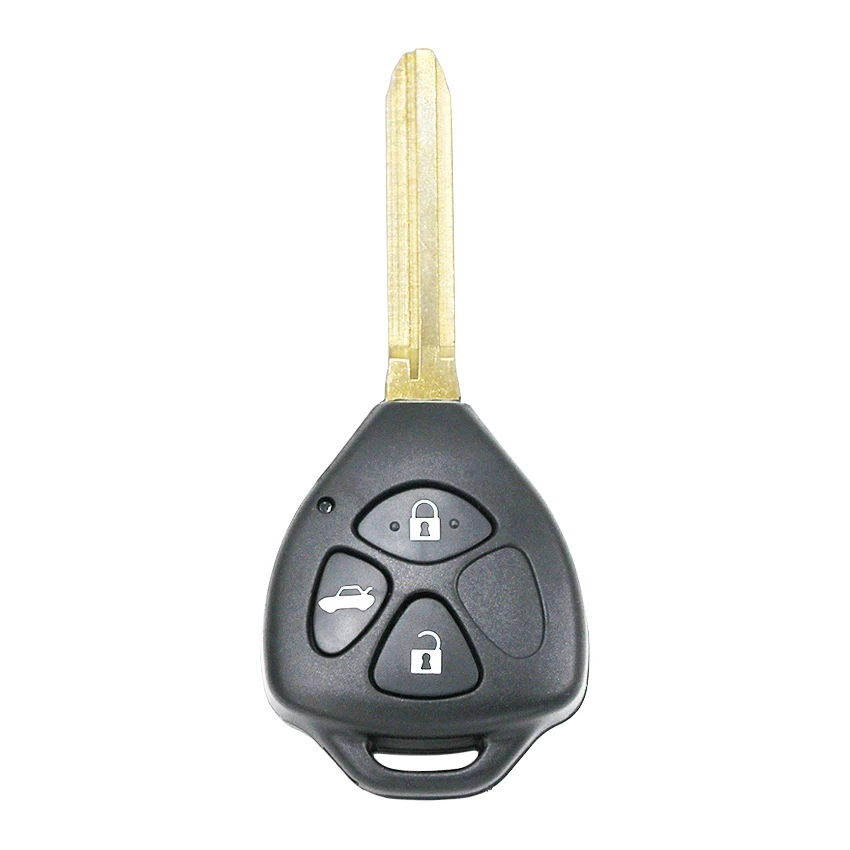 3 кнопки дистанционного ключа автомобиля 433 МГц 4D67 чип TOY43 Uncut Blade для Toyota Camry 2006 2007 2008 2009 2010