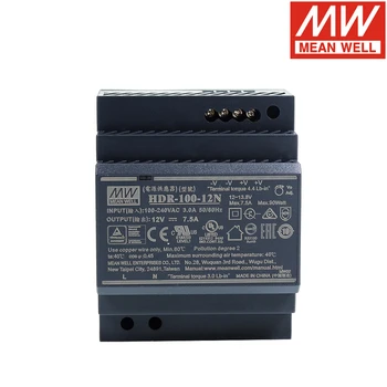 

MEAN WELL HDR-100-12N 7.5A 12V Power Supply meanwell HDR-100 Single Output Industrial DIN Rail Switching Power Supply Steady