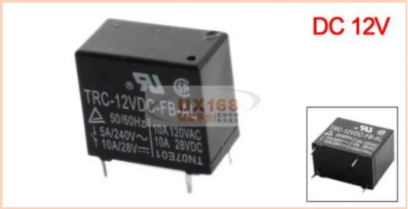 TTi реле TRC-12V-FB-AL нагрузки 10А/120В переменного тока 10А/28В постоянного питания 12 В