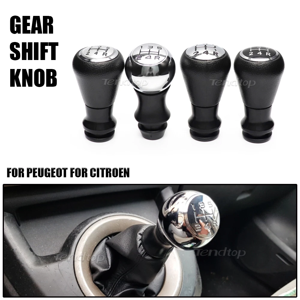 Gear Shift Knob Lever Stick For CITROEN C1 C3 C4 PEUGEOT 106 107 205 206 207 306 307 308 309 405 406 407 508 605 607 806 807 | Автомобили