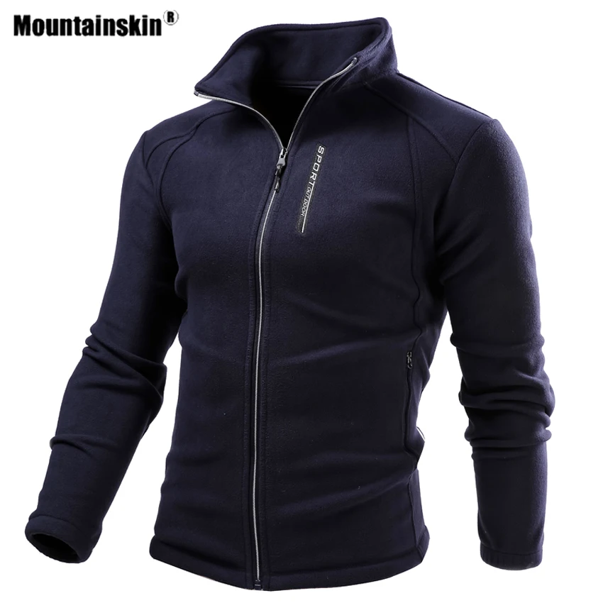 Tanie Mountainskin mężczyźni kobiety piesze wycieczki kurtki z polaru sporty zimowe wiatrówka termiczna wspinaczka Camping Trekking narciarstwo płaszcz męski VA661