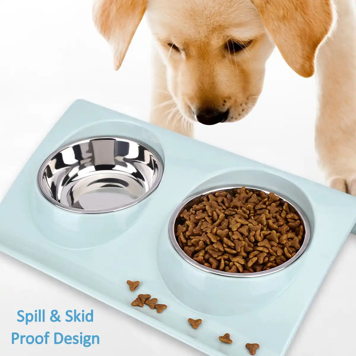 dog food and water holder