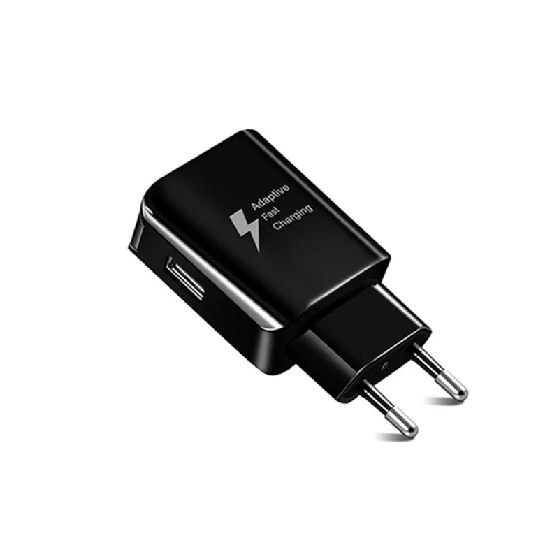 Мощность AC/DC Адаптеры 5V 2A USB быстрое зарядное устройство используется для мобильного телефона Pad - Цвет: EU Black