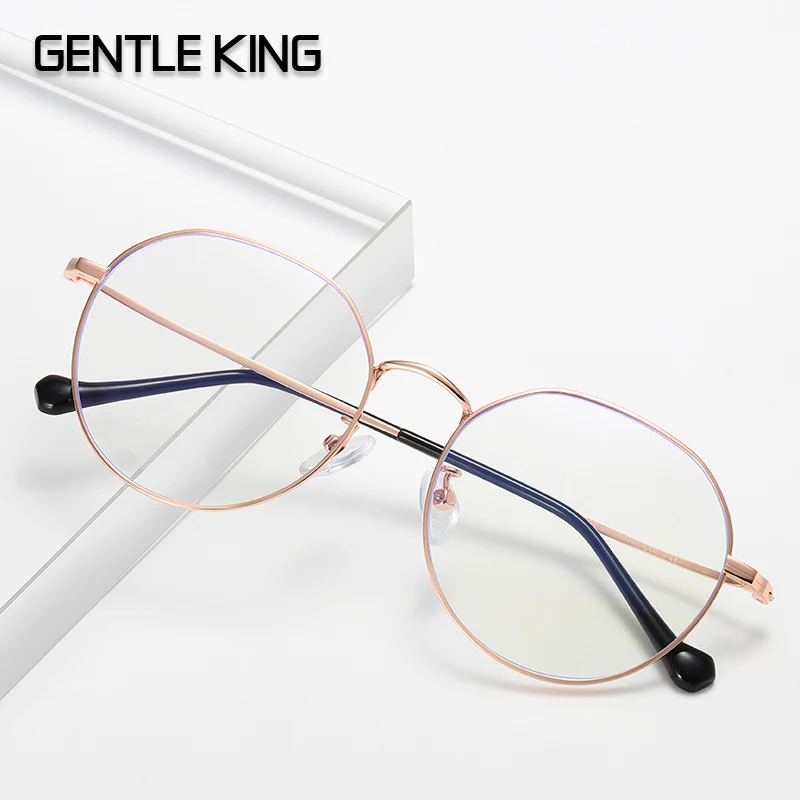 

GENTLE KING Computer Glasses Anti Blue Light Blocking Filter Reduces Digital Eye Strain Clear Regular Gaming Goggles Eyewear