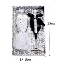 Акция-2 шт Свадебные бокалы es персонализированные флейты для шампанского Хрустальные Вечерние бокалы для подарка