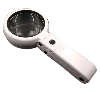 

5X 11X Lighted Magnifying Glass,Handheld Reading Magnifier for Small Print, Map, Coins and Jewelry