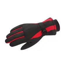 Зимние теплые утолщенные перчатки для мужчин, для спорта на открытом воздухе, велоспорта, пешего туризма, мотоцикла, лыжных перчаток, ветрозащитные Нескользящие перчатки на полный палец