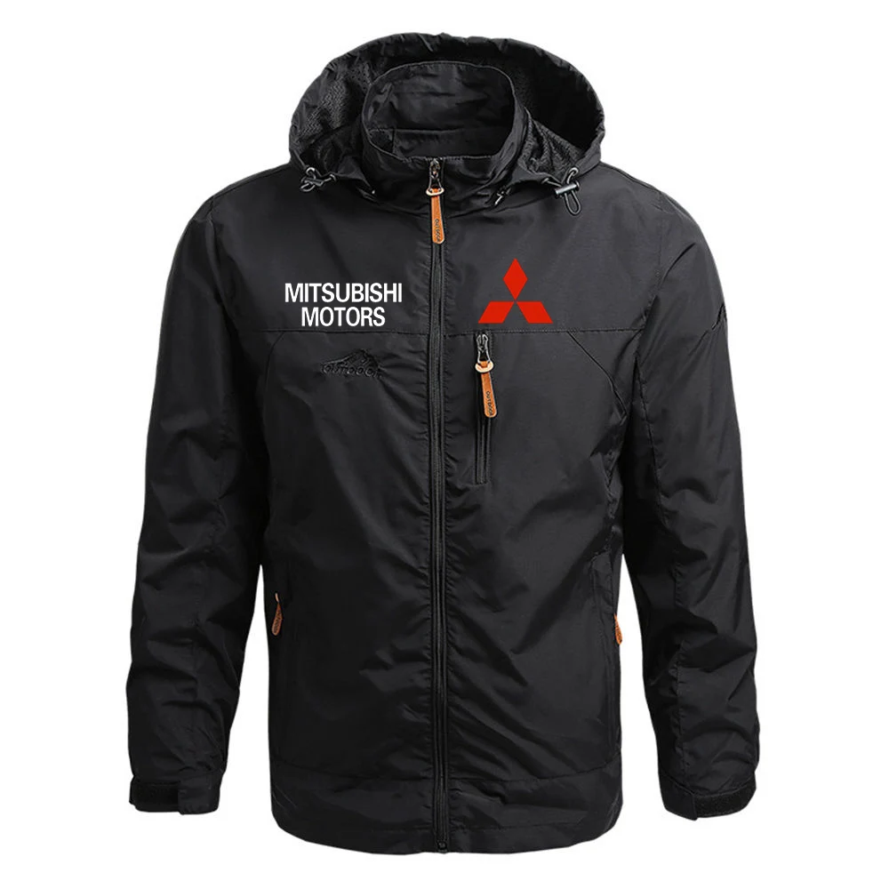 Новинка 2021 от MITSUBISHI MOTORS Стильные Классические мужские теплые свитшоты на молнии