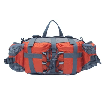 

Women Men Practical Nylon Large Capacity Waist Bag With Buckle Outdoor Multipurpose Solid Hiking Waterproof Travel Camping