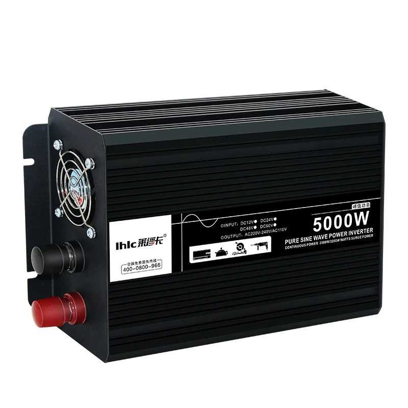 Автомобильный инвертор 5000 Вт бытовой инвертор DC12v24v повышающий до ac220в