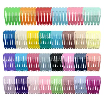 

2 Inch Snap Hair Clips Lovely Metal BB Hair Clip Barrettes for Girls Toddlers Kids Women Hair Accessories (150pcs)