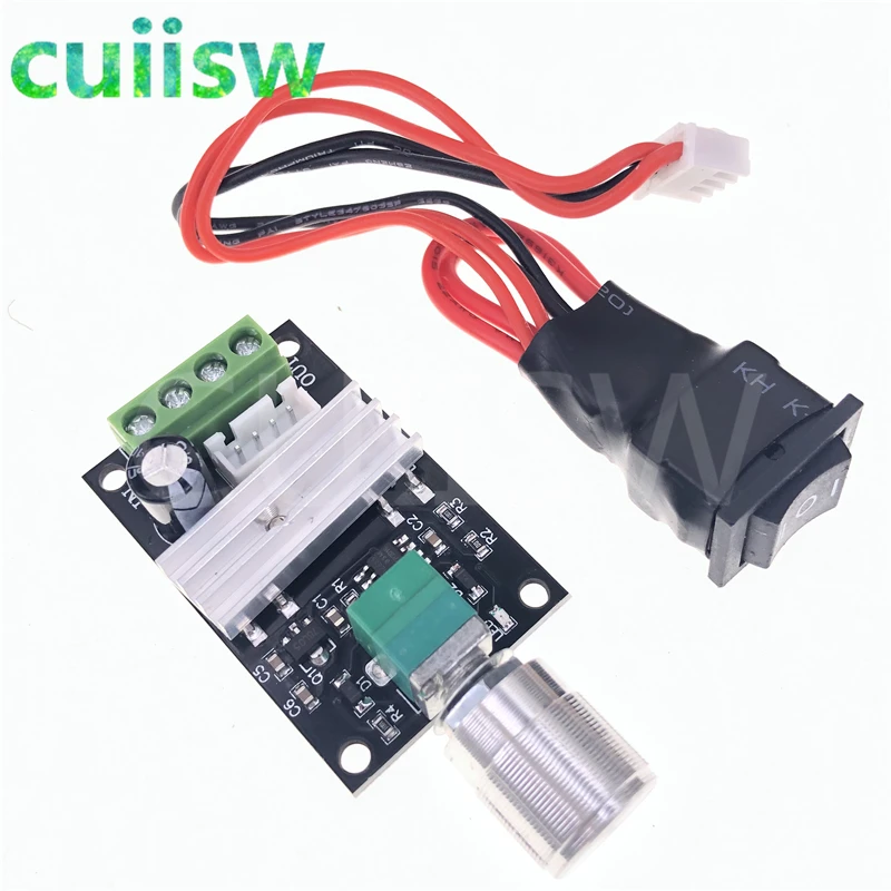 DC 12V 24V 3A 80W 1203BB DC Motor Speed Controller Adjustable PWM Speed Regulator Reversible Control Switch 6V-28V