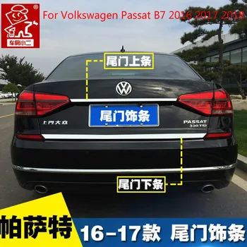 

Stainless Steel Rear Trunk Door Handle Cover Tail Gate Trim Bezel Molding Styling For Volkswagen Passat B7 2016 2017 2018