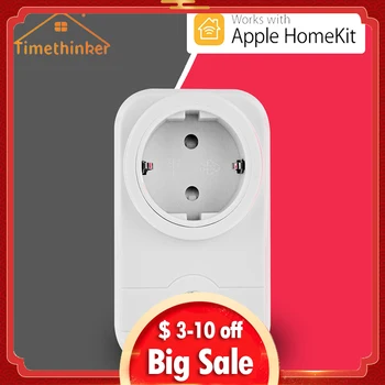

Timethinker Smart Socket for Apple Homekit WiFi Intelligent Wireless Timer Outlet AU EU UK US Smart Home Plug Remote Control