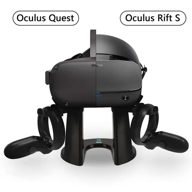 Skywin VR Headset Stand - Display Stand & Cable Organizer For Meta Quest 3 | VR Accessory Storage