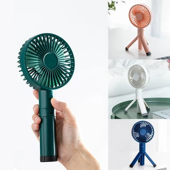 

Fold Handheld Electric Mini Fan USB Rechargeable Portable Small Fan Cooler Household Office Desktop 3 Speed