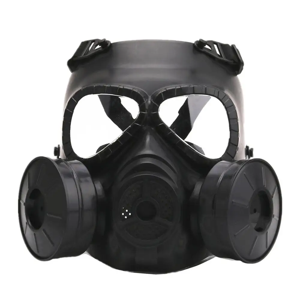 Gas Mask Breathing Mask Creative Stage Performance Prop for CS Field Equipment Cosplay Protection Halloween Evil - Color: Black