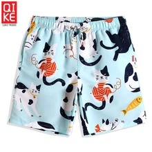 Купальный костюм мужской с принтом Купальник Спортивный de bain homme бордшорты сексуальные джоггеры купальники шорты с принтом пляжные шорты