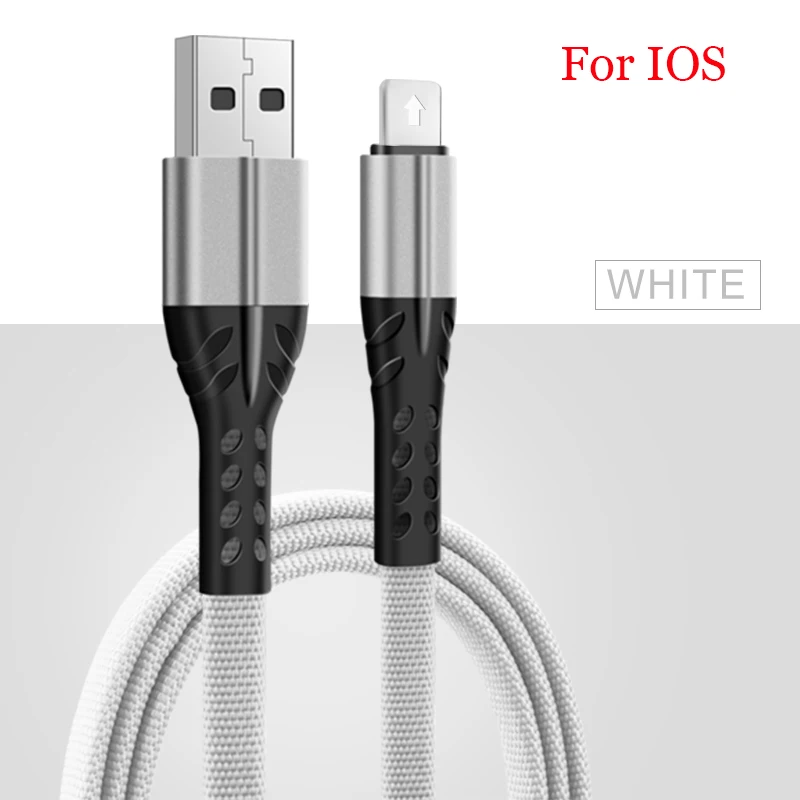 03 CASPTM нейлоновый зарядный кабель для быстрой зарядки для iPhone 11 для iPad Mini IOS 9 10 11, кабель для быстрой зарядки с разъемом type-C Micro USB - Цвет: 03