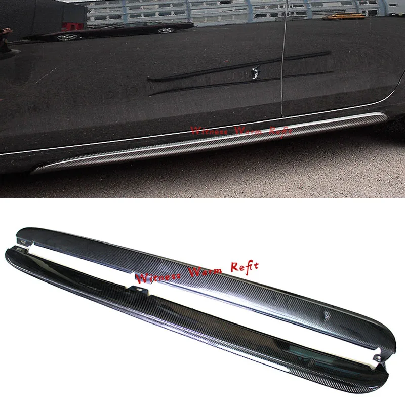 Автомобильные боковые юбки из углеродного волокна фартуки для Volkswagen VW Golf 6 VI MK6 GTI