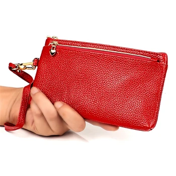 

Cow Leather Coin Purse Women Small Wallet Change Purses Mini Zipper Money Bags Children's Pocket Wallets Key Holder Carteira
