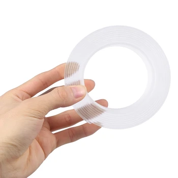 

1 Roll Reusable Transparent Double-sided Tape Can Washed Acrylic Fixing Tape No Trace Magic Car Double-sided Tape 300cm