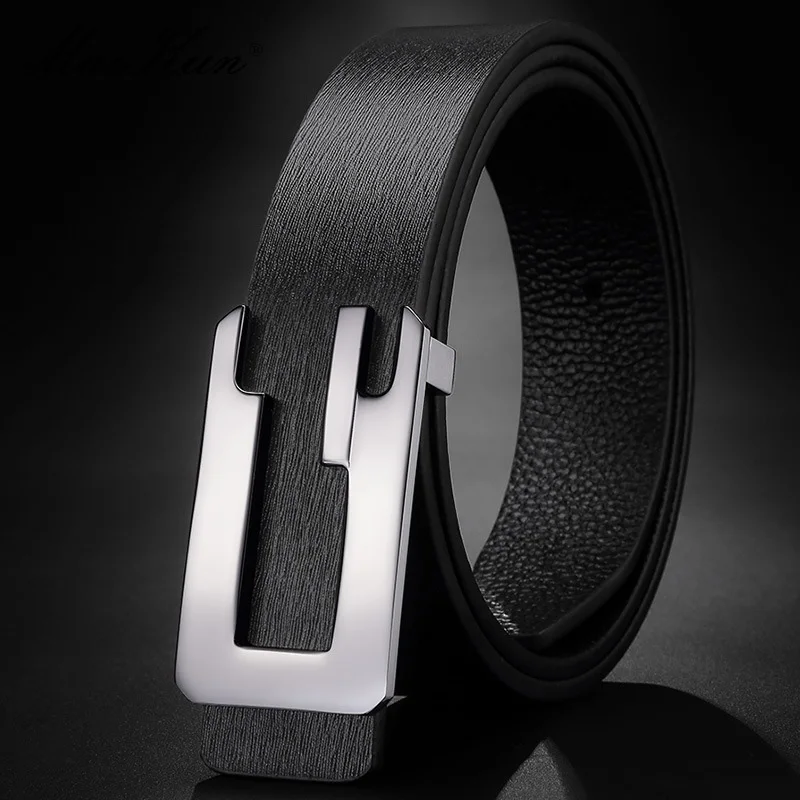 High Quality K Letter Smooth Buckle Men Designer Belts Luxury Famous Brand  Full Grain Leather 3.3cm Casual Ceinture Homme - AliExpress