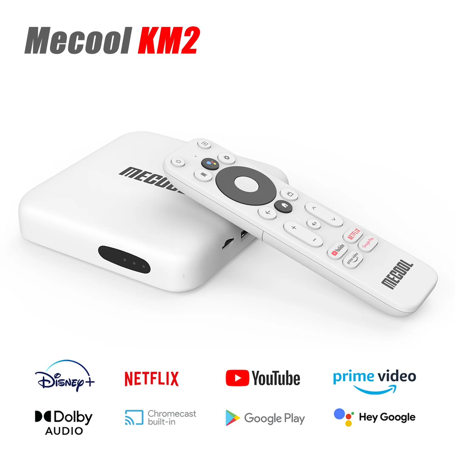 Tv-Box Mecool Km2 Android 10.0 Prime Netflix 4k Amlogic S905x2 DDR4 8GB Wifi SPDIF 2GB