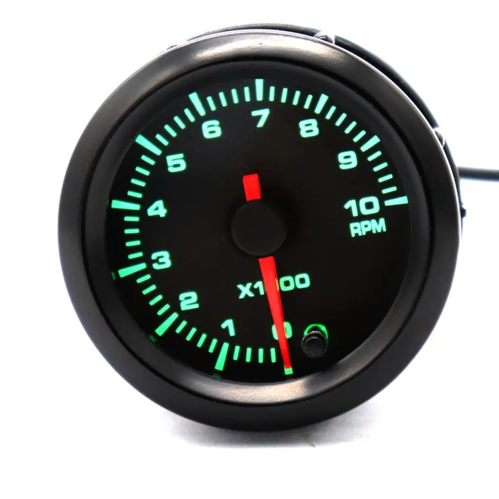 Universal Car 2 Inch 52mm Tachometer Tach RPM Gauge 7 Color LED Display