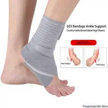 

High Elastic Compression Nylon Ankle Bandage Brace Support for Sports Basketball Soccer Protective Football Ankle Support