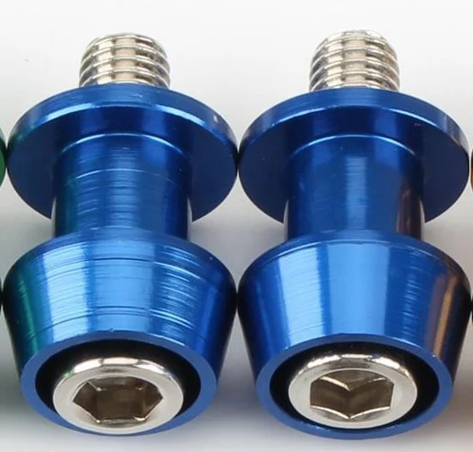 8MM Blue Универсальный ЧПУ m8 8 мм винты мотоциклетные маятниковые Катушки слайдер подставки винт для SUZUKI GSX-S750 GSX S750 GSX-S 750 GSXS750 - Цвет: 8MM Blue