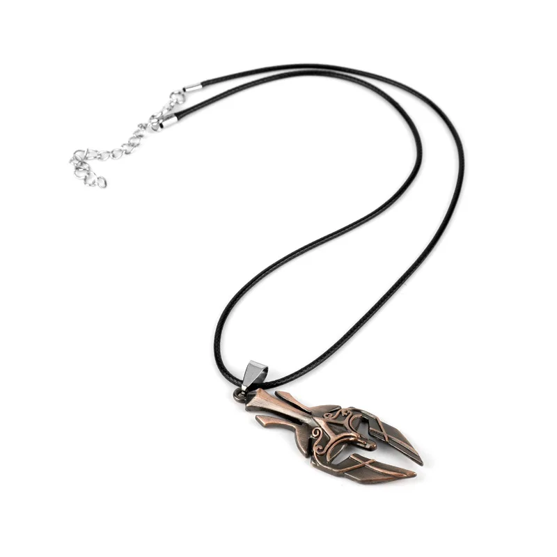 Игра Assassins Creed Odyssey брелок AC Leonidas Щука Дрейк брелок лошадь металлический кулон ожерелье ювелирные изделия сувенир подарок