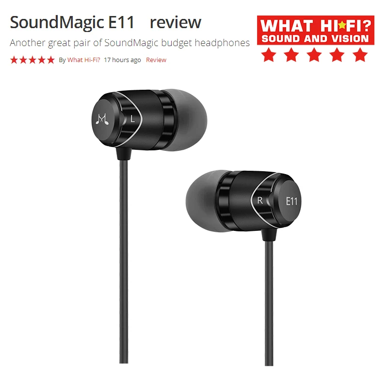 SoundMAGIC E11 Шум изоляции наушники-вкладыши гарнитуры | Электроника