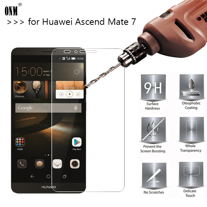 2.5D 0 26 мм 9H Премиум Закаленное стекло для Huawei Ascend Mate 7 Защита экрана закаленная