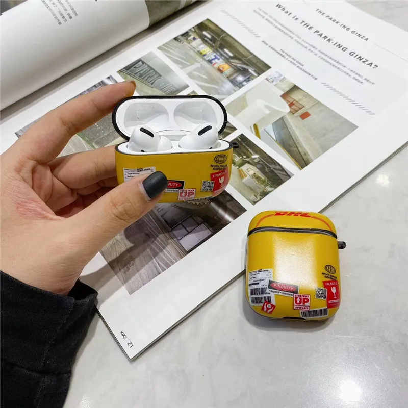 Горячая DHL Express 50th anniversary Edition силиконовый чехол для airpods pro 3 чехол для apple airpod 1 2 Беспроводная зарядка bluetooth