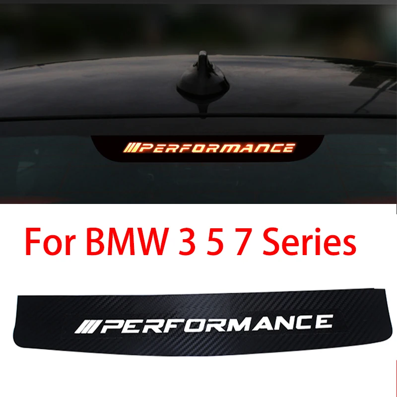 M Performance 3D Brake Light Car Stickers For BMW 3 5 7 Series E46 E92 E93 G20 G28 F30 F01 F02 F03 F04 G11 G12 G30 F10 F18 M3