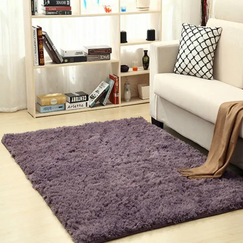 Room Bedroom Floor Carpet Mat Soft Anti-Skid Rectangle Area Rug 120x80CM Size Absorbent Soft Mat Bathroom Bedroom Floor