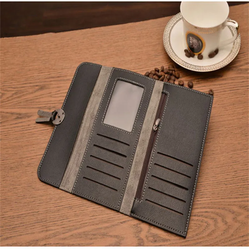 Модные длинные женские бумажники высококачественный Женский кошелек из