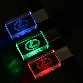 

JASTER lexus crystal + metal USB flash drive pendrive 4GB 8GB 16GB 32GB 64GB 128GB External Storage memory stick u disk