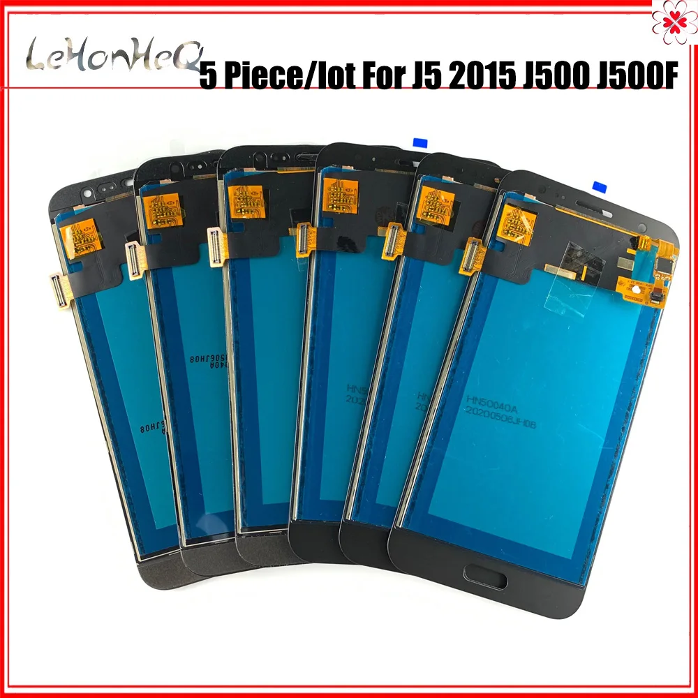 5 шт./лот J500 ЖК дисплей для Samsung J5 2015 J500F J500G сенсорный экран дигитайзер в