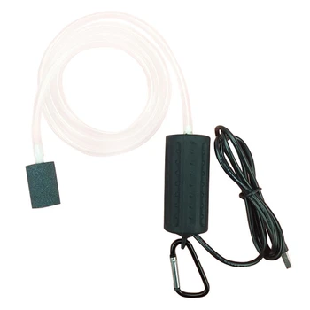 

Hot-Usb Mini Aeration Pump Air Pump Aquarium Aerator Ultra Quiet Mini Fish Tank Go Fishing Oxygen Pump