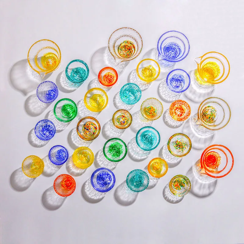 Heat Resistant Small Tea Glass Cup, Japanese Traditional Teacup, Sake Shot, Limited, 1 Pc