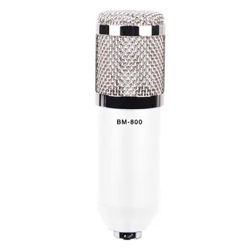 

BM800 Microphone Condenser Sound Recording Microphone With Shock Mount For Radio Braodcasting Singing Recording Microphone