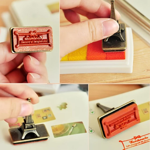 4 Színű Gradiens Tinta Pad Diy Kézműves Bélyegző Ujjlenyomat -Scrapbook Tartozék Tintaspad Készlet Bélyegek Scrapbooking Anyag Készletek - Image 5