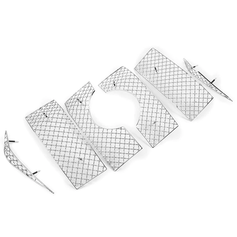

Car Styling Accessories for Toyota Land Cruiser Prado 150 2018 Fj150 Car Screening Mesh Front Grille 6Pcs