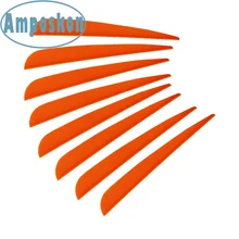 100 штук 4 дюйма/5 дюймов ТПУ Резиновая Высокая RecoveryWhite/синий/желтый/оранжевый стрелка лопасти для DIY стрела, стрельба из лука, лук